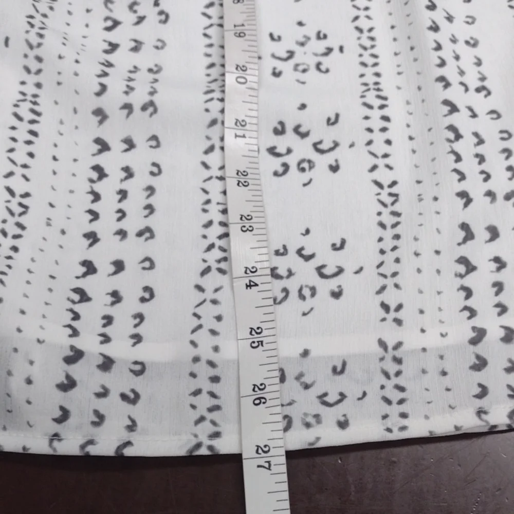 White Embellished Relaxed Blouse - Picture 9 of 12